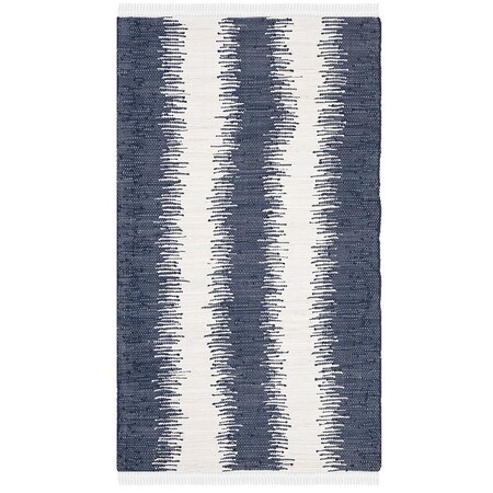 Safavieh 5 X 7 Ft. Montauk Hand Woven Medium Rectangle Area Rug, Dark Blue MTK751B-57